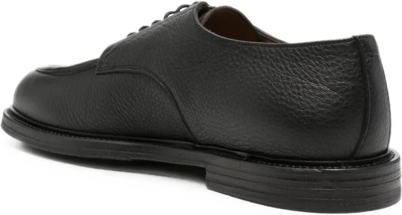 Pantanetti Veterschoenen van bewerkt leer Zwart - Foto 2