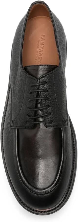 Pantanetti Veterschoenen van bewerkt leer Zwart - Foto 4