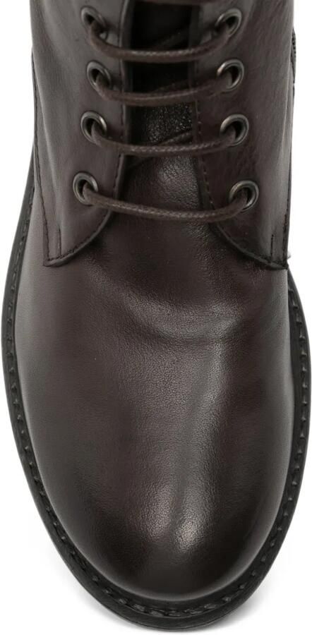 Paola parisi buckle-strap lace-up boots Bruin - Foto 4