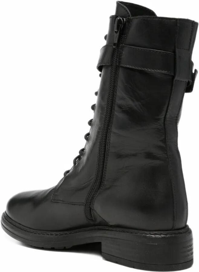 Paola parisi buckle-strap lace-up boots Zwart - Foto 2