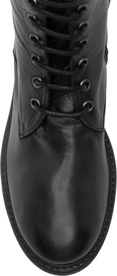 Paola parisi buckle-strap lace-up boots Zwart - Foto 3