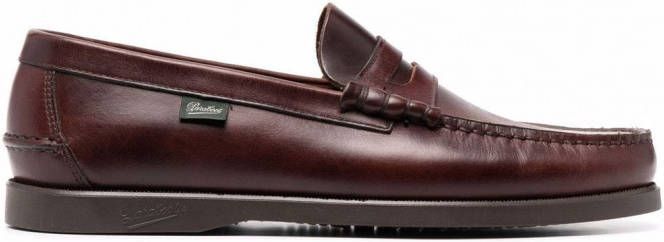 Paraboot America leren loafers Bruin