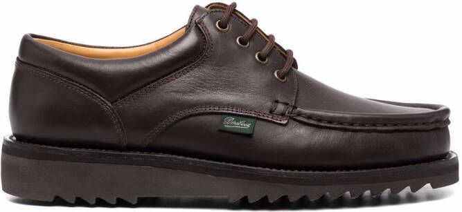 Paraboot Bootschoenen met veterdetail Bruin