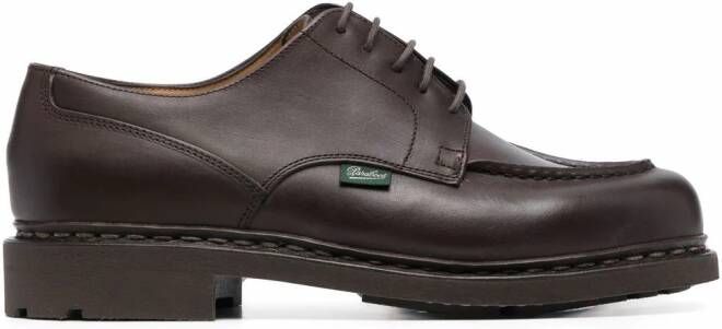 Paraboot Chambord leren Derby schoenen Bruin
