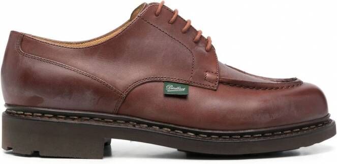 Paraboot Chambord leren Derby schoenen Bruin