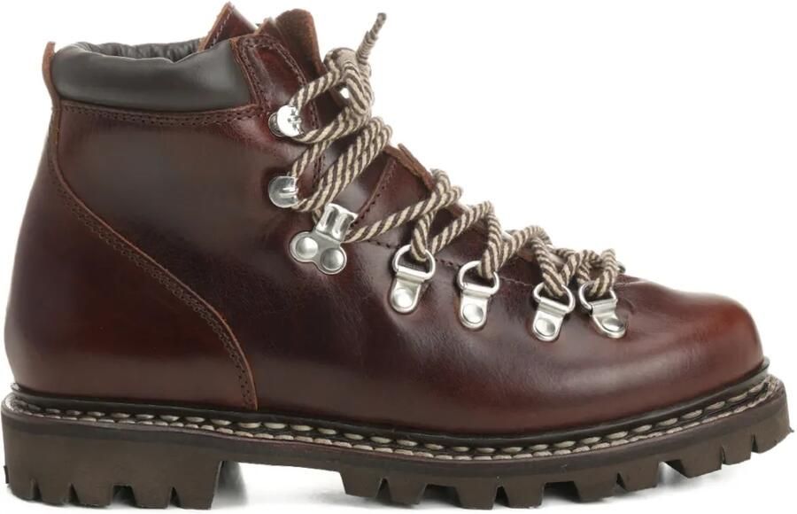Paraboot Avoriaz leren veterlaarzen Bruin