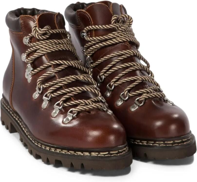 Paraboot Avoriaz leren veterlaarzen Bruin - Foto 3