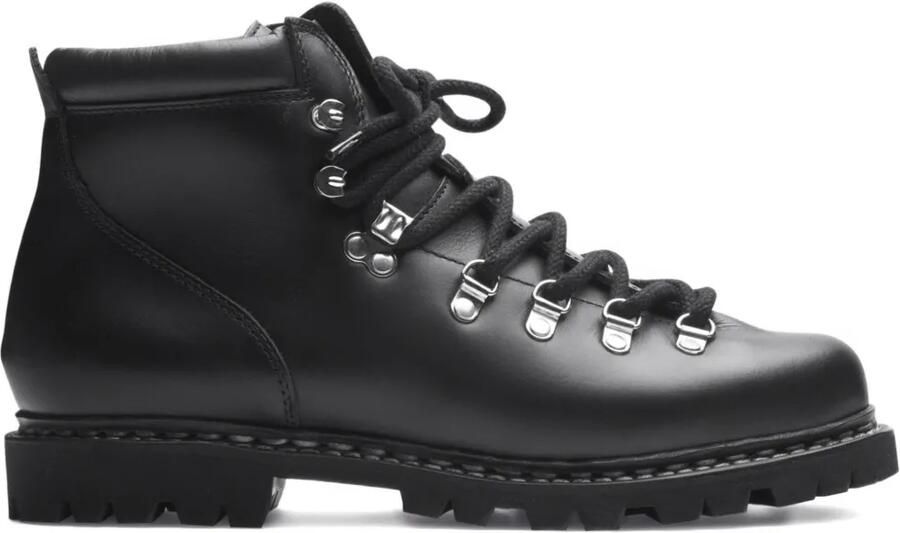 Paraboot Avoriaz leren veterlaarzen Zwart