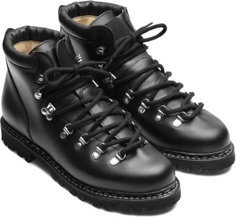 Paraboot Avoriaz leren veterlaarzen Zwart - Foto 3