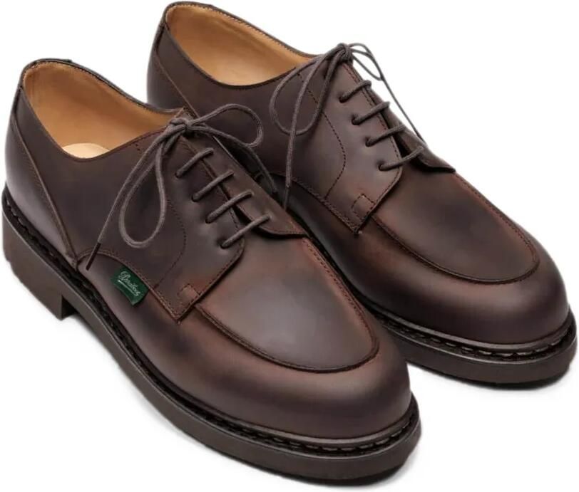Paraboot Chambord lace-up leather derby shoes Bruin - Foto 2