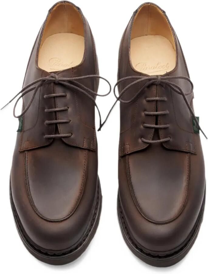 Paraboot Chambord lace-up leather derby shoes Bruin - Foto 3
