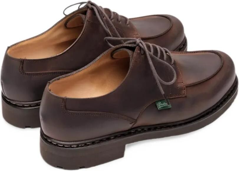 Paraboot Chambord lace-up leather derby shoes Bruin - Foto 5