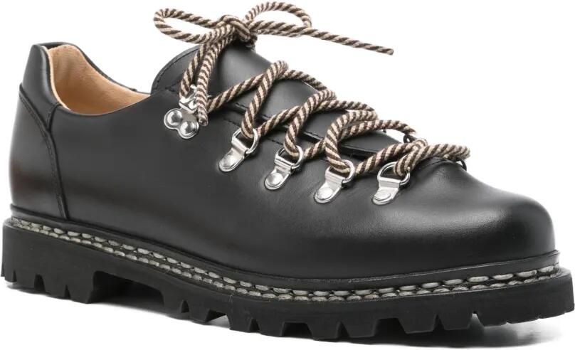 Paraboot Clusaz Jannu leren derby schoenen Zwart