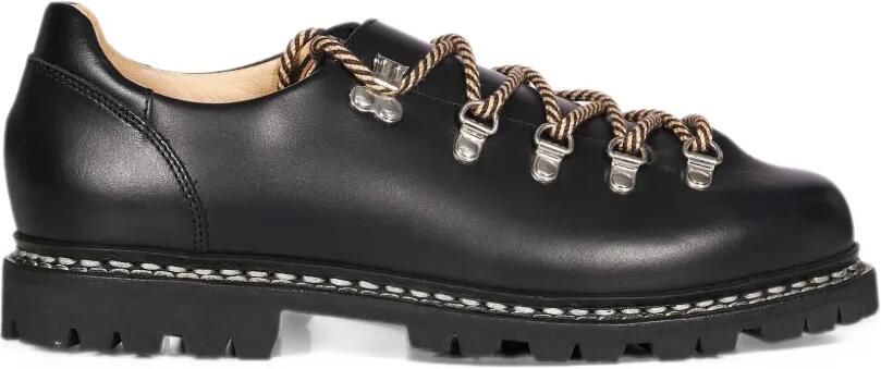 Paraboot Clusaz leather lug-sole low-top hiking boots Zwart