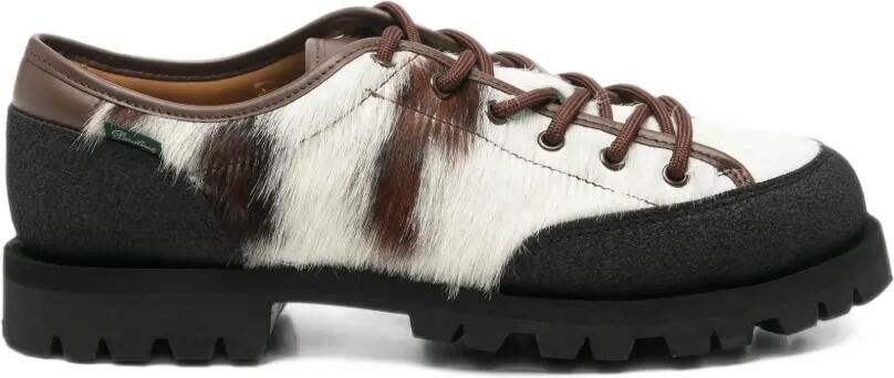 Paraboot cowhide-panelled sneakers Wit