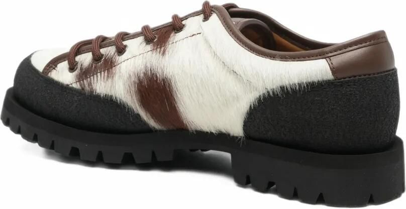 Paraboot cowhide-panelled sneakers Wit - Foto 2