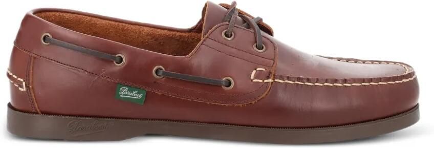 Paraboot lace-up leather boat shoes Bruin