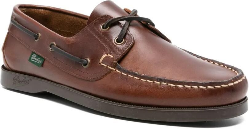 Paraboot Leren bootschoenen met veters Bruin - Foto 2