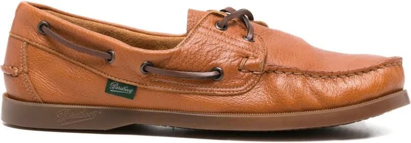 Paraboot Leren bootschoenen met veters Bruin