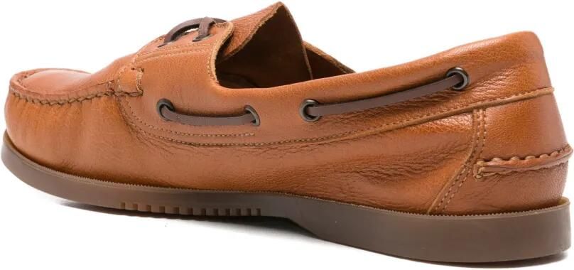 Paraboot Leren bootschoenen met veters Bruin - Foto 3