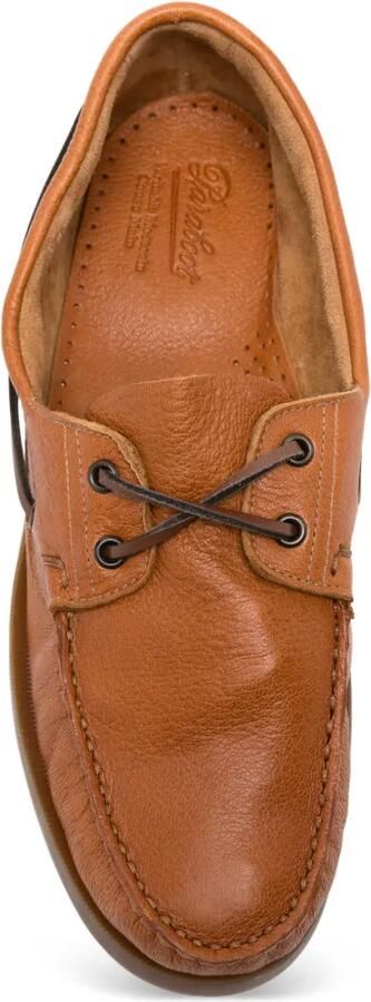 Paraboot Leren bootschoenen met veters Bruin - Foto 4