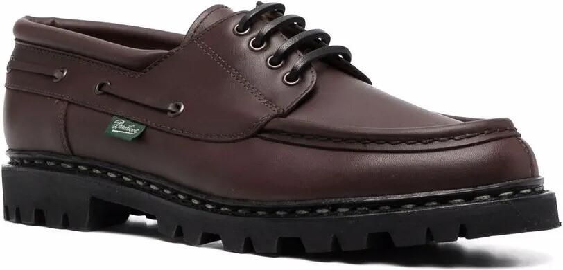 Paraboot Leren derby schoenen Bruin - Foto 4