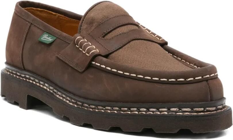 Paraboot Leren penny loafers Bruin - Foto 2