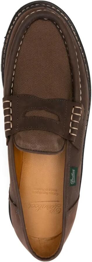 Paraboot Leren penny loafers Bruin - Foto 3