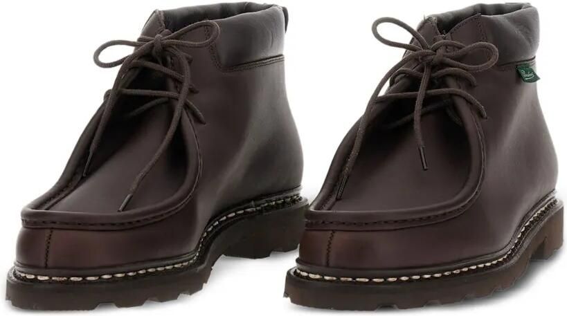 Paraboot Leren veterlaarzen Bruin - Foto 3