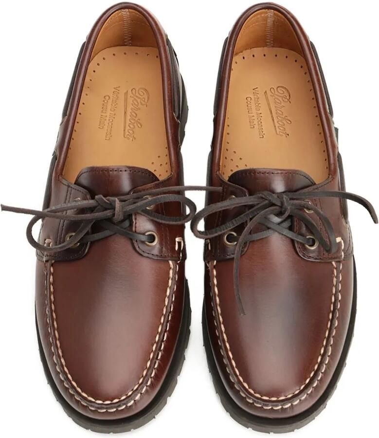 Paraboot Loafers met gestikt kant Bruin - Foto 3