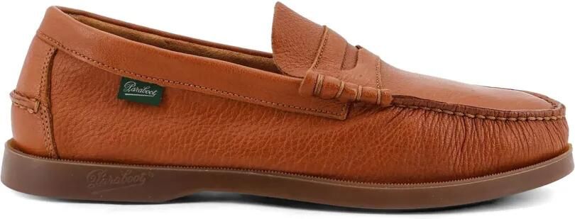 Paraboot Loafers met reliëf stiksel Bruin
