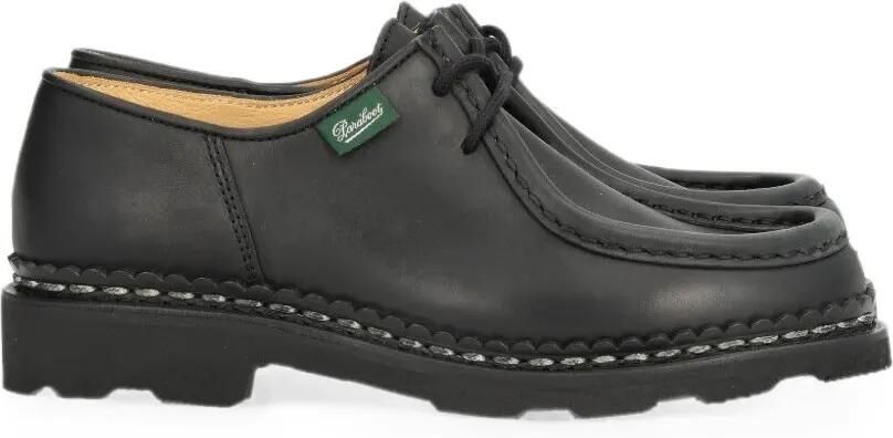 Paraboot Michael derby schoenen met contrasterende stiksels Zwart