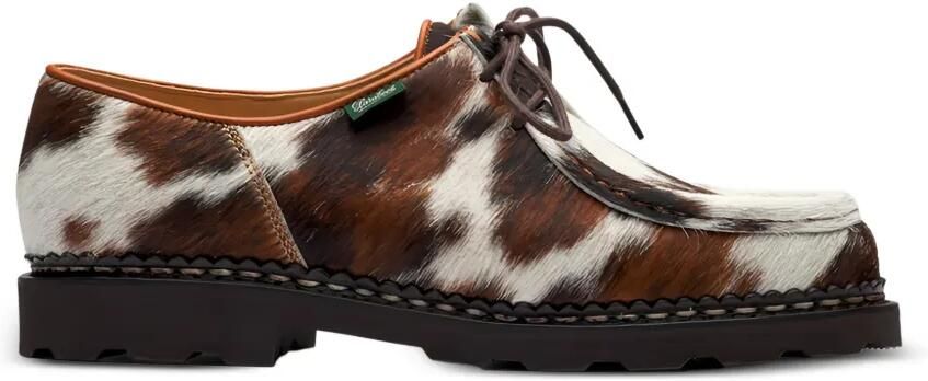 Paraboot Michael derby schoenen met koeienleer Bruin