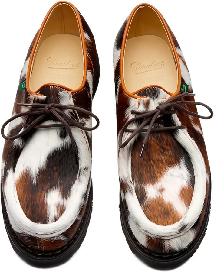 Paraboot Michael derby schoenen met koeienleer Bruin - Foto 2