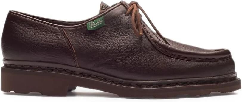 Paraboot Michael derby schoenen met logolabel Bruin