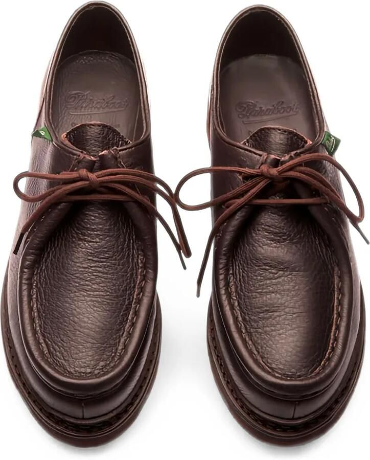 Paraboot Michael derby schoenen met logolabel Bruin - Foto 2