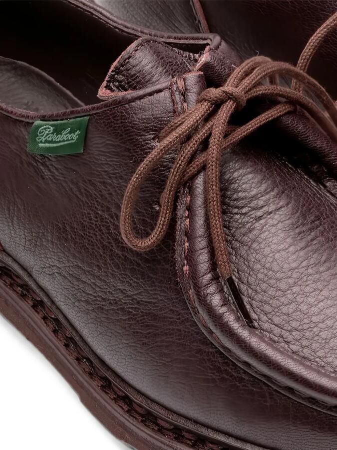 Paraboot Michael derby schoenen met logolabel Bruin - Foto 3