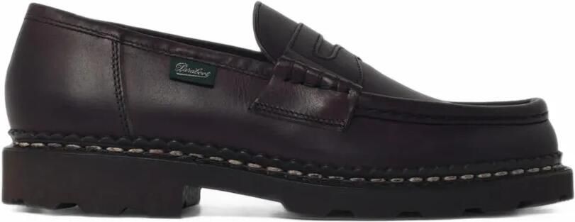 Paraboot Reims loafers met Noorse stiksels Bruin