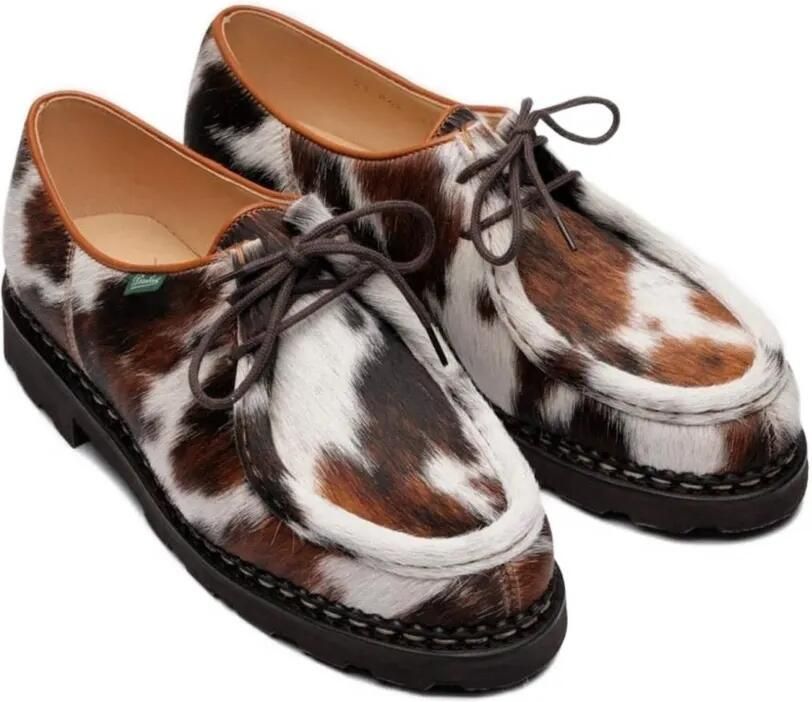 Paraboot Sneakers met dierenprint Bruin - Foto 3