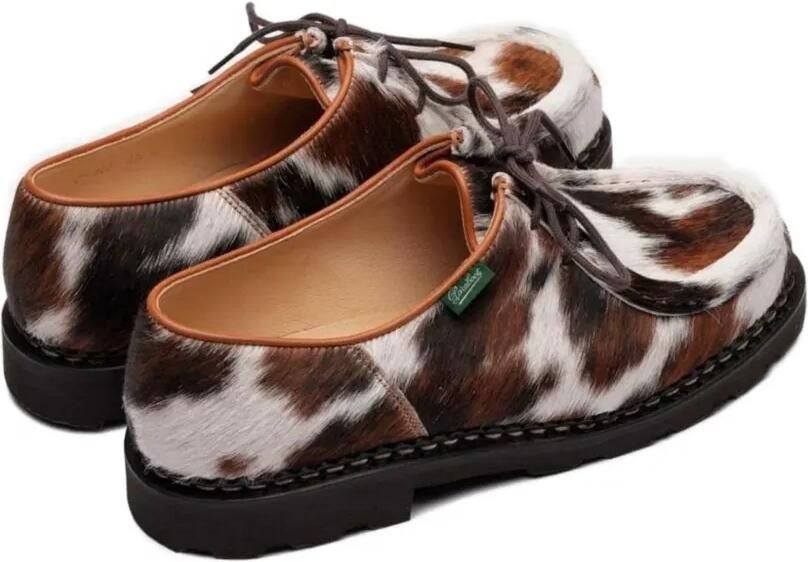 Paraboot Sneakers met dierenprint Bruin - Foto 4