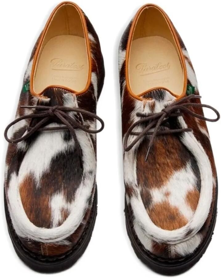 Paraboot Sneakers met dierenprint Bruin - Foto 2
