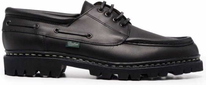 Paraboot Bootschoenen met geribbelde zool Zwart