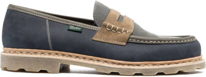 Paraboot Suède loafers Blauw