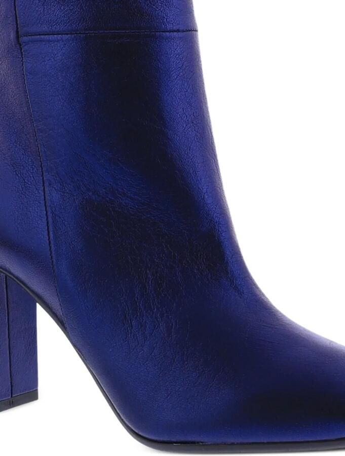 Paris Punk Metallic enkellaarzen Blauw - Foto 2