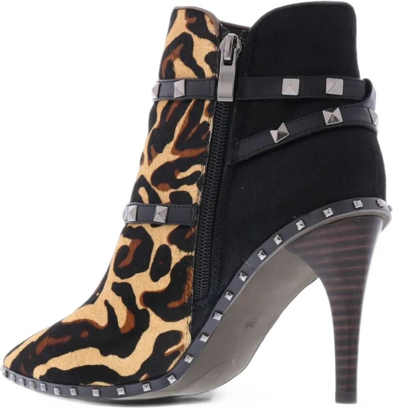 Paris Punk studded ankle boots Zwart - Foto 2