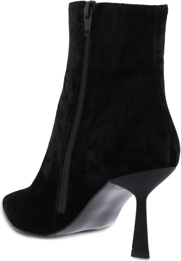 Paris Punk velvet ankle boots Zwart - Foto 5
