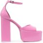 Paris Texas Sandalen met plateauzool Roze - Thumbnail 1