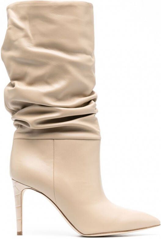 Paris Texas Laarzen met ruches Beige