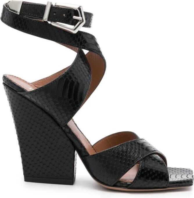 Paris Texas Arizona leren sandalen Zwart