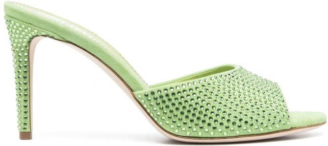Paris Texas Sandalen verfraaid met kristallen Groen